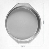 Nonstick Round Baking Cake Pan, 9 Inch, Set of 2, Gray, 10.7x9.7x1.5cm